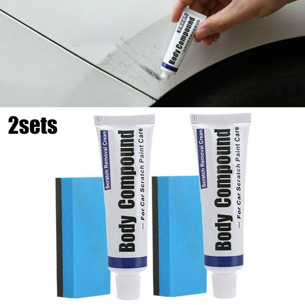 2Set Scratch Remover Car Polishing Body Compound Paste Paint Repair Kit