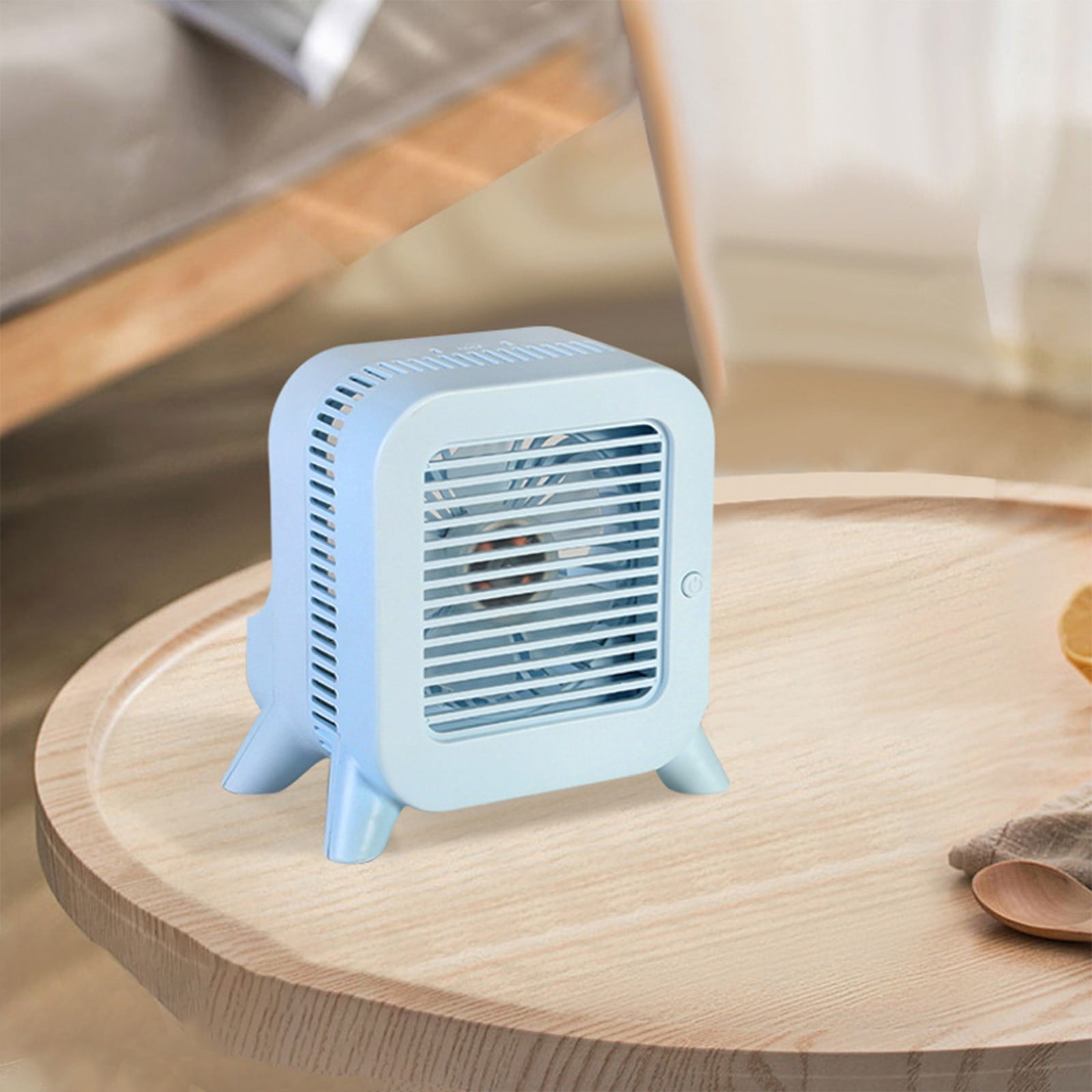 Portable Conditioner, Upgraded Mini Personal Evaporative Cooler Fan With Antis-Leakage Water,3 Speeds, Ultra-Quiet For Room Bedroom Office Home Tent