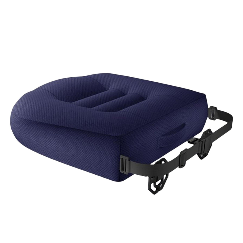 Adult Car Booster Seat Cushion, for Short Drivers People Office Chair Portable Comfortable Thickened Breathable Driving Auto Seat Pad ,Blue Style E