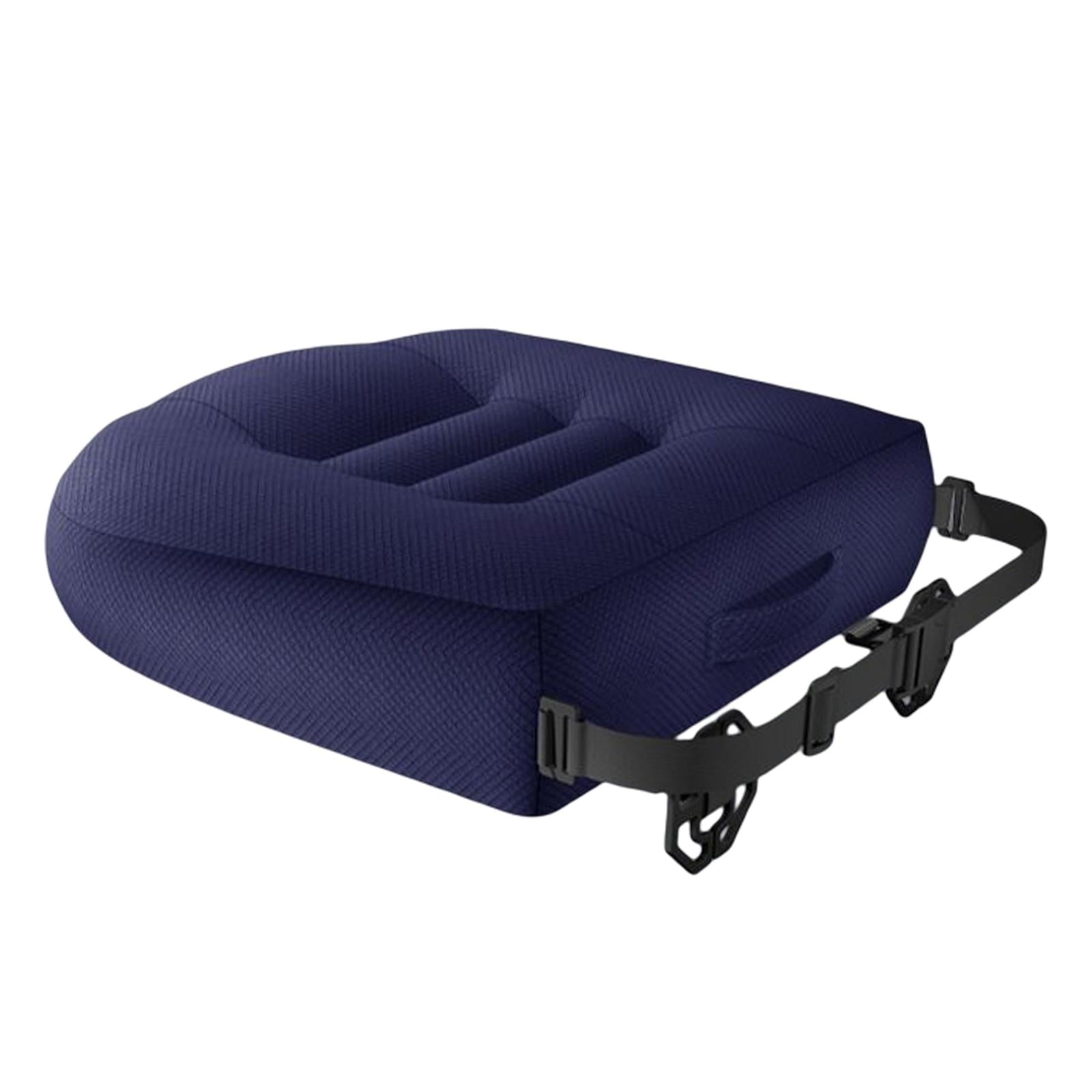 Adult Car Booster Seat Cushion, for Short Drivers People Office Chair Portable Comfortable Thickened Breathable Driving Auto Seat Pad ,Blue Style E