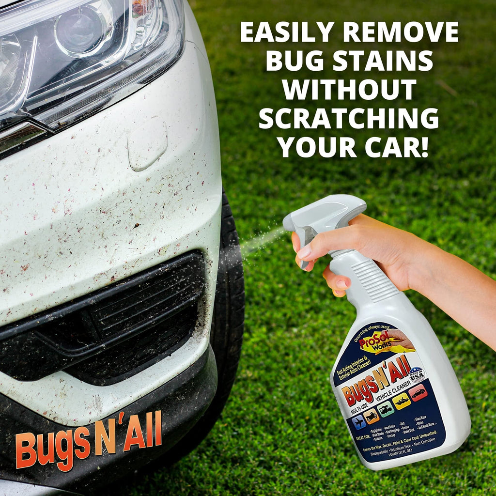 ProSol Works Bugs N All - Bug and Tar Remover Car Detailing Product, 4 oz