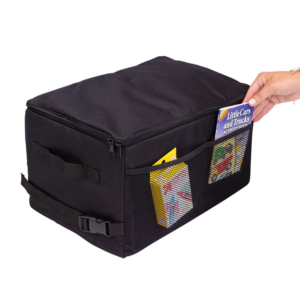 J.L. Childress Backseat Butler Car Organizer and Storage for Kids of All Ages, Black