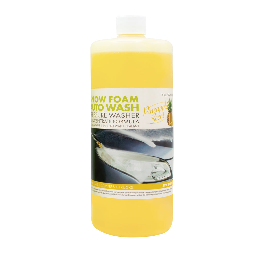 Sun Joe Pressure Washer Auto Snow Foam Trio, Pineapple, Orange-Vanilla, & Coconut Scents, 3-Pack