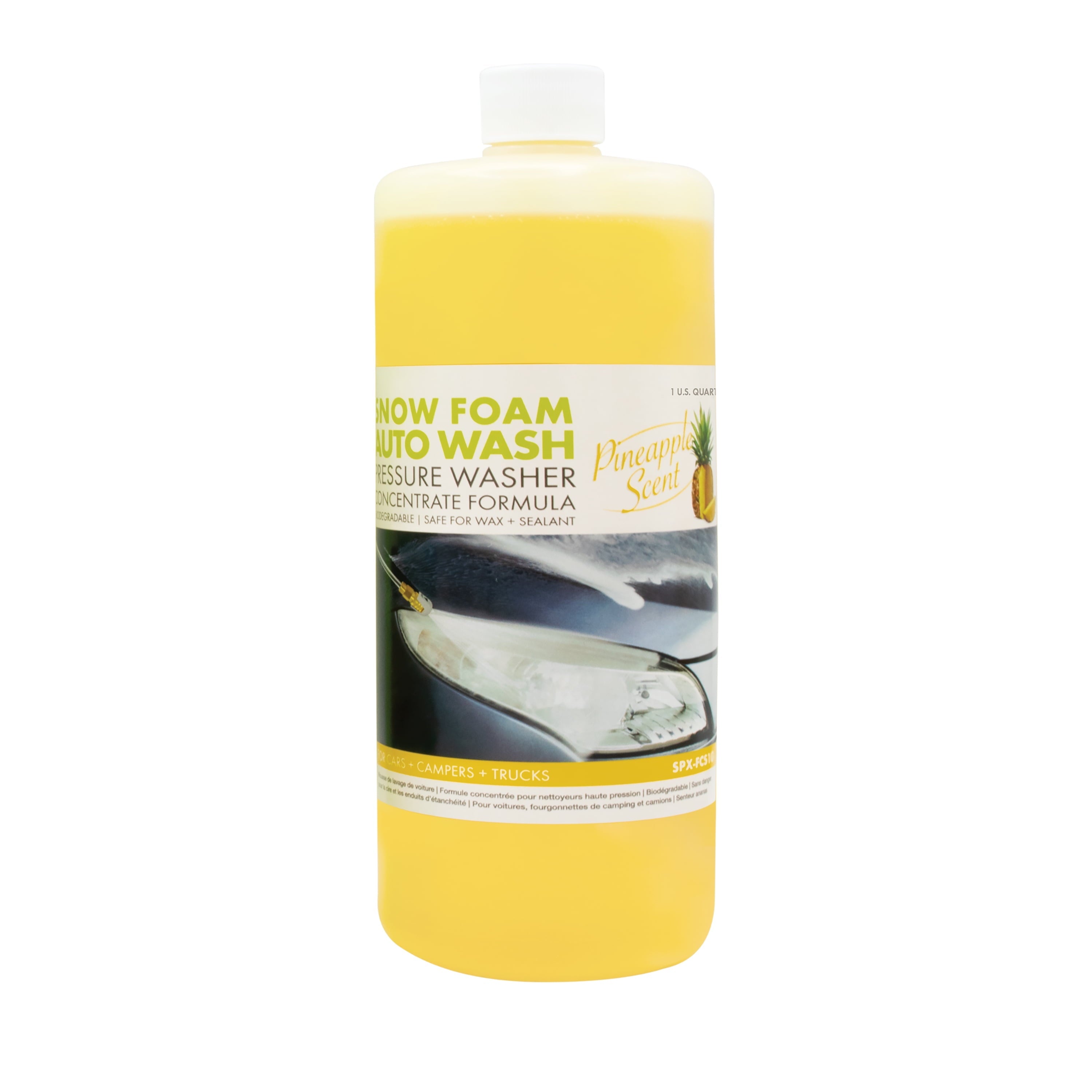 Sun Joe Pressure Washer Auto Snow Foam Trio, Pineapple, Orange-Vanilla, & Coconut Scents, 3-Pack