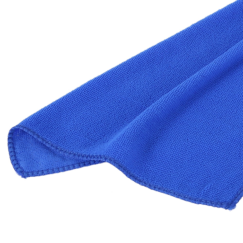 Willstar 50Pcs Microfiber Auto Cleaning Cloth Detailing Soft Wash Towel for Car Detailing Duster-Blue(9.75"*9.75")