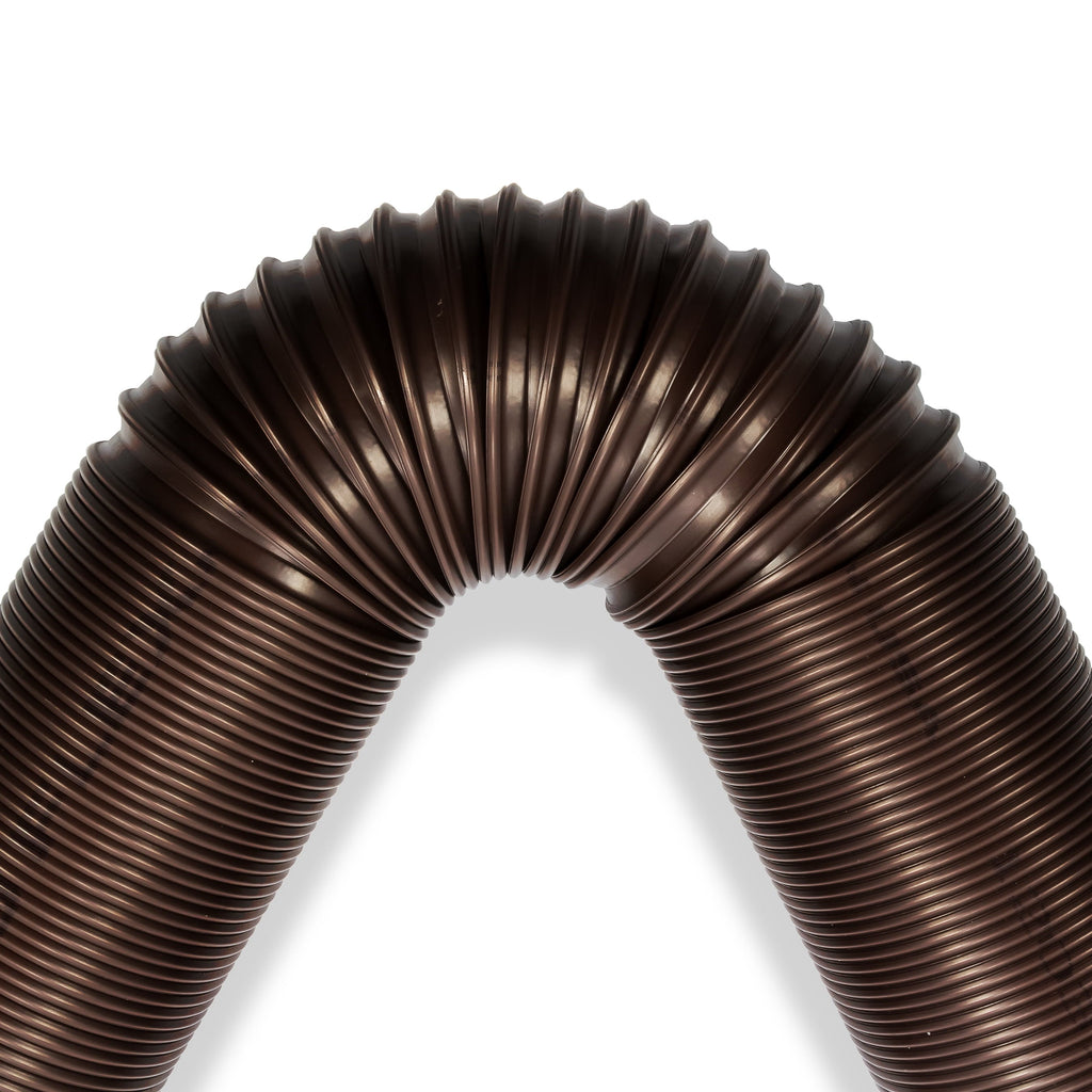 Camco RhinoFLEX 20-Foot Camper/RV Sewer Hose Kit | Polyolefin, Black & Orange (39744)