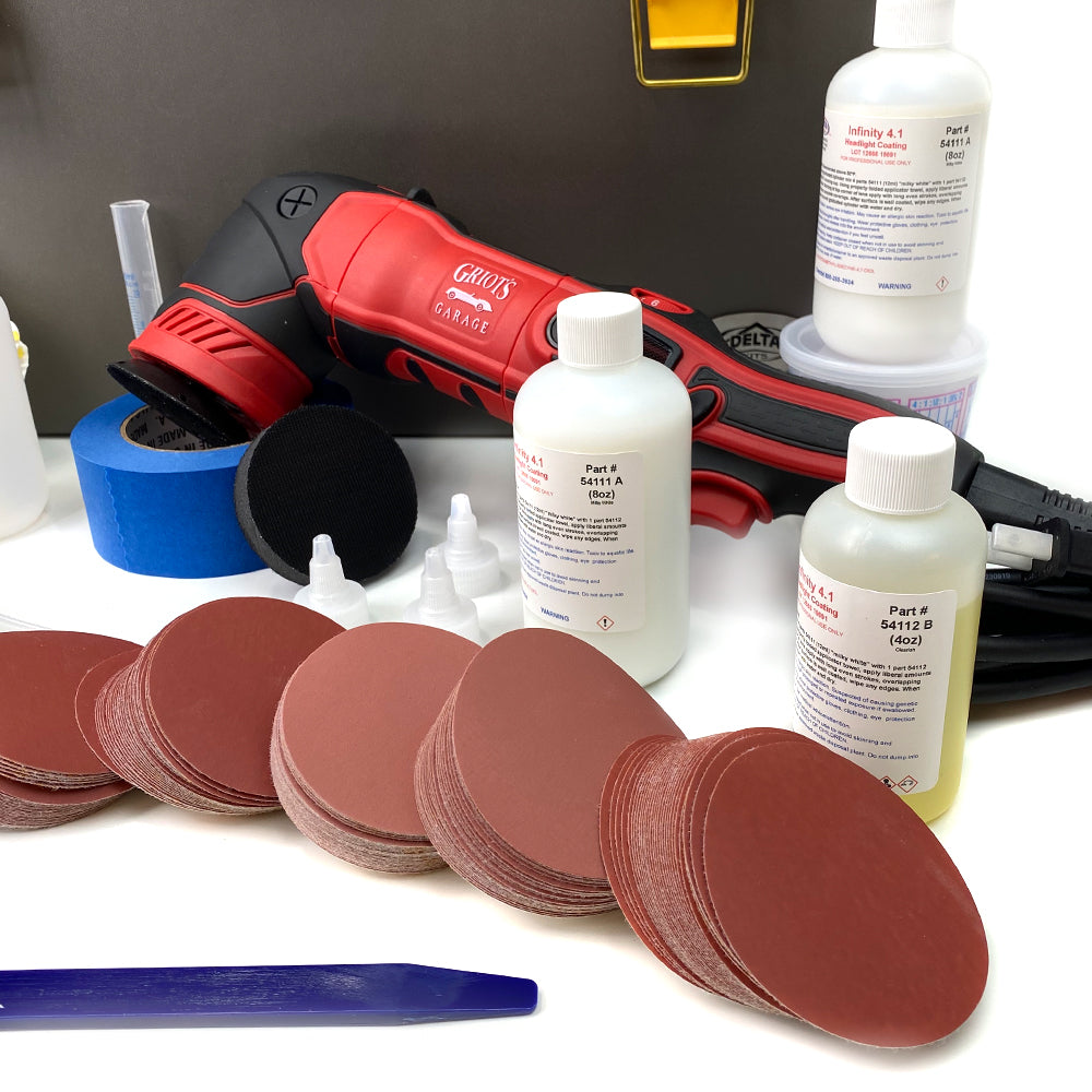 DELTA KITS ClearPro PLUS Headlight Restoration Kit – 120 volt