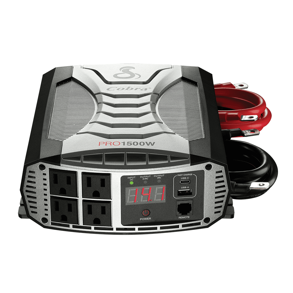Restored Cobra PRO 1500W 1500 Watts 3000 Peak Power Inverter AC/DC (Refurbished)