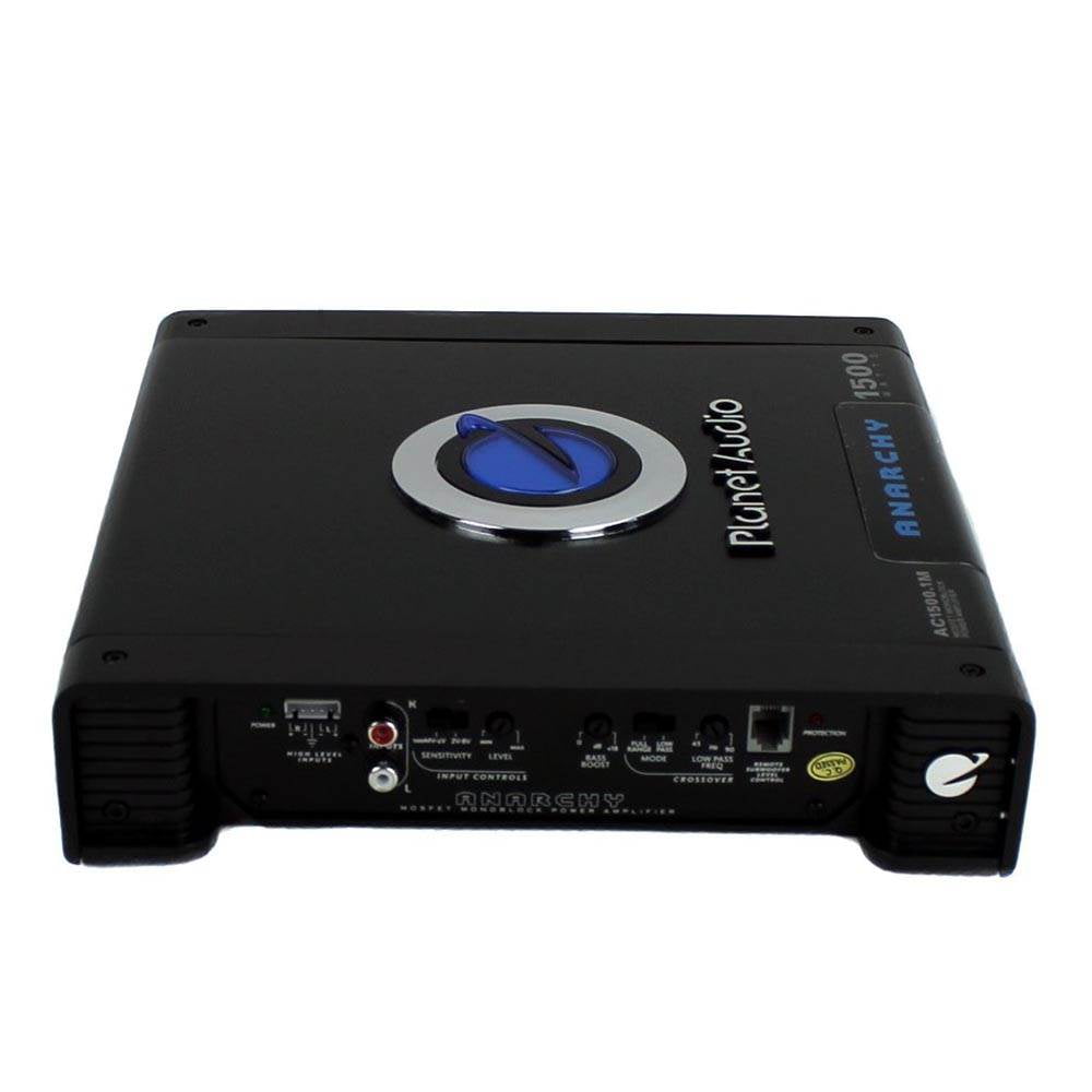 1500W Mono Amplifier, 12" 1200W Sub Box (2 Pack) & Soundstorm 8-Gauge Wire Kit