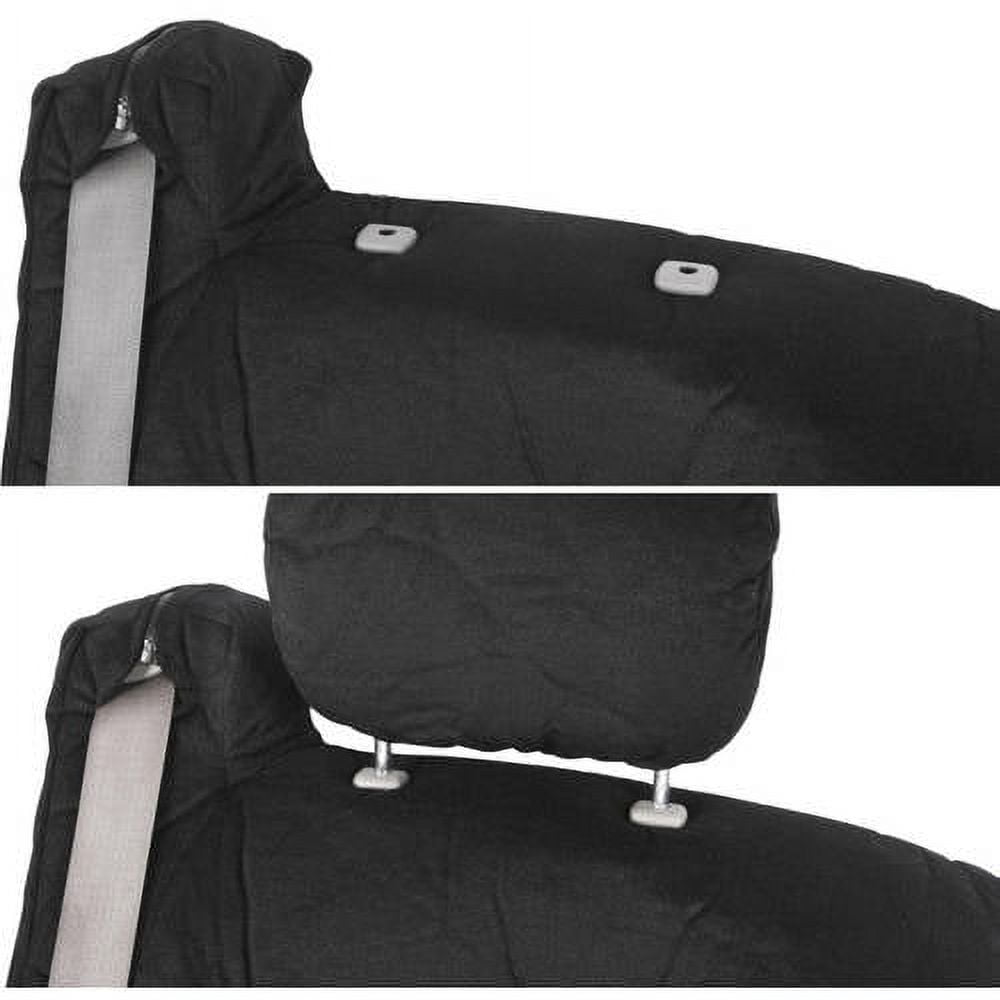BDK Pickup Truck Seat Covers with Arm Rest and Built in Seat Belt, Encore