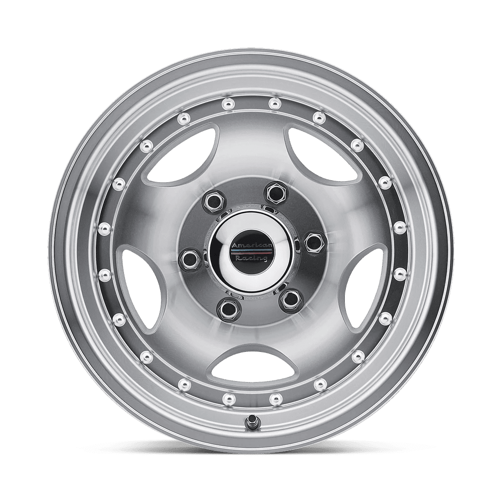 American Racing Ar23, 15X8 Wheel with 5 On 4.5 Bolt Pattern - Machined with Clear Coat - Ar235865 Wheel Rim