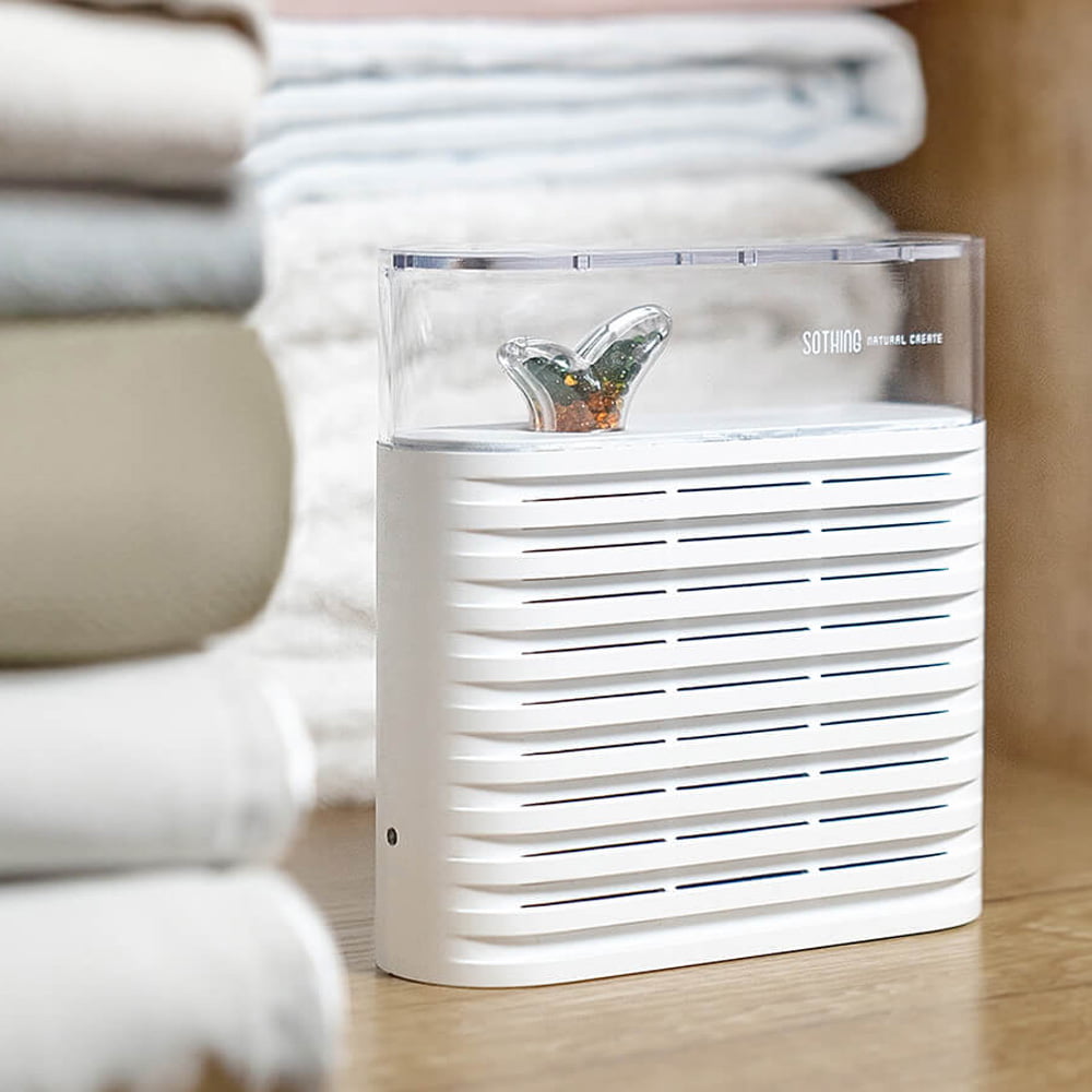 Sothing Mini Air Dehumidifier Portable Rechargeable Reuse Air Dryer Moisture Absorber For Office Home Use 150ml