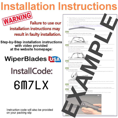 2006 Hyundai Tucson Beam Wiper Blades Wipers WBUSA (Set of 2)