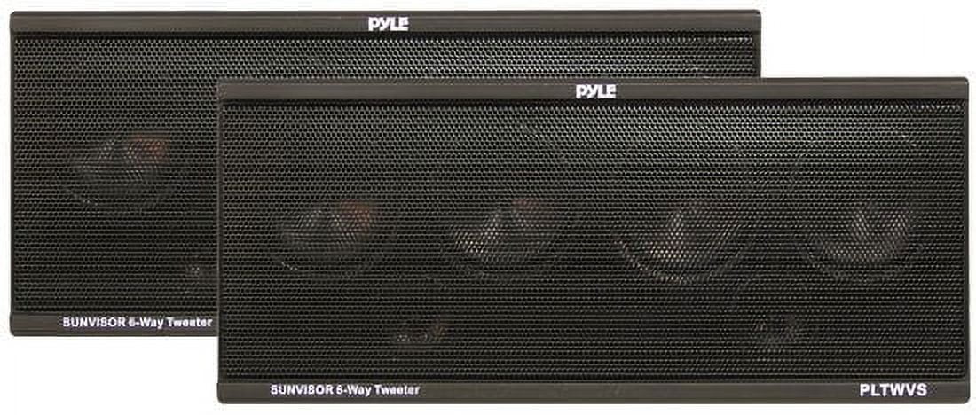 PYLE PLTWVS - 6-Way Sunvisor Mount 200 Watt Tweeter System