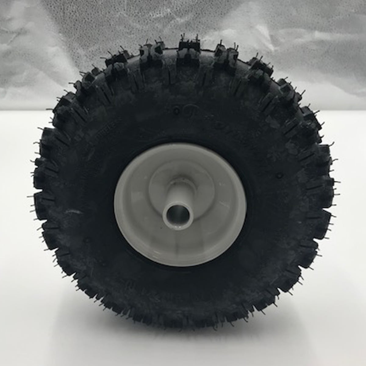 4.10x3.50-4 2 Ply Gray Snow Hog Wheel 3/4" Hub