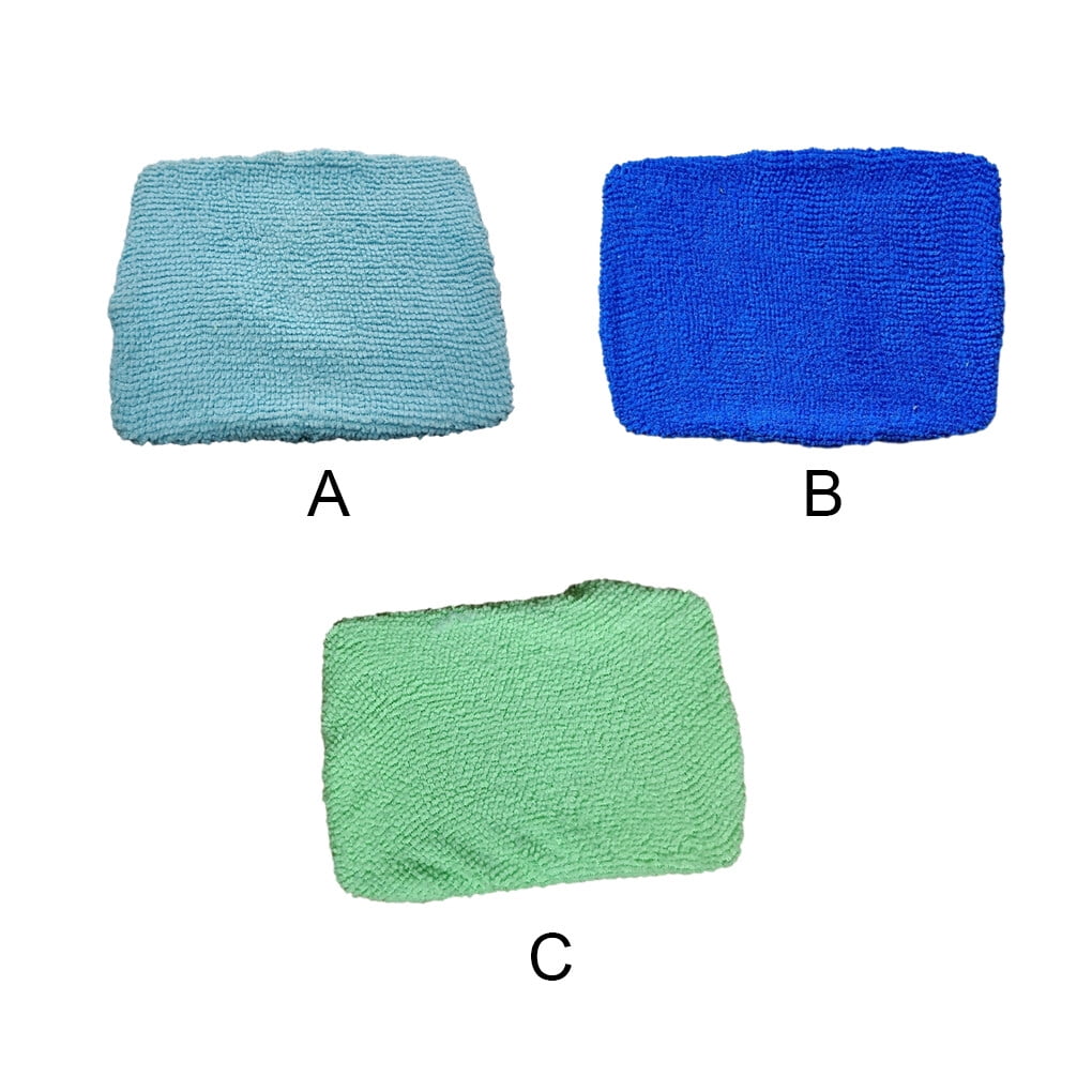 Worallymy 5 Pieces Car Window Clean Brush Replacement Pad Windshield Cleaning Tool Auto Glass Dust Wash Cloth Accessories Dark blue