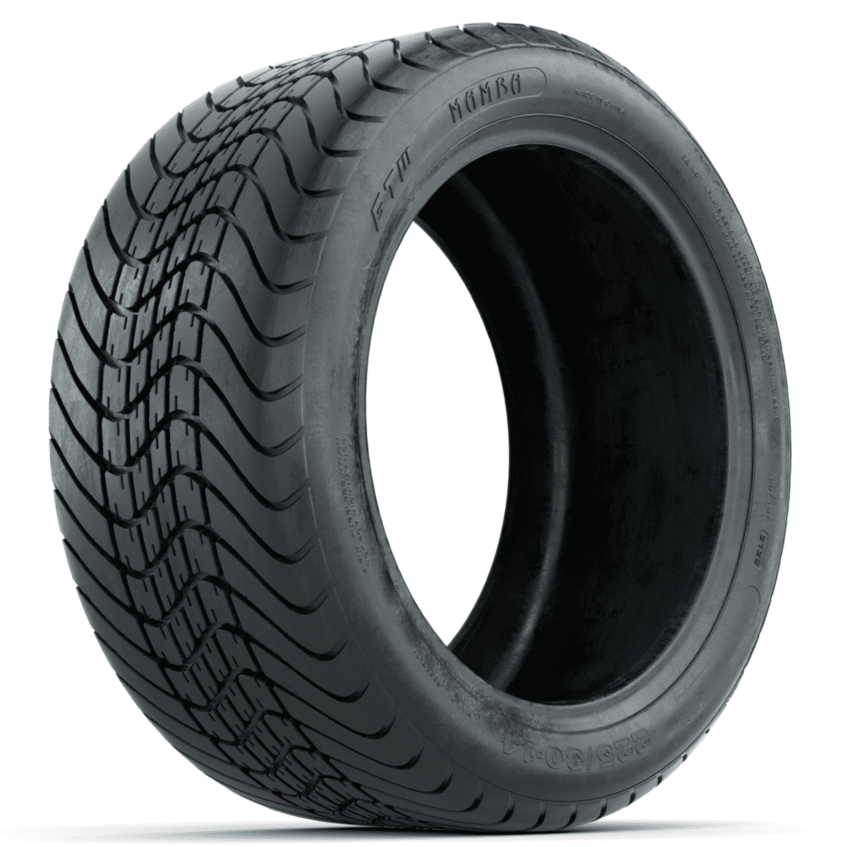 GTW Mamba 225/30-14 Street Tire for Golf Cart - Lift Required - 21" OD | 4-Ply