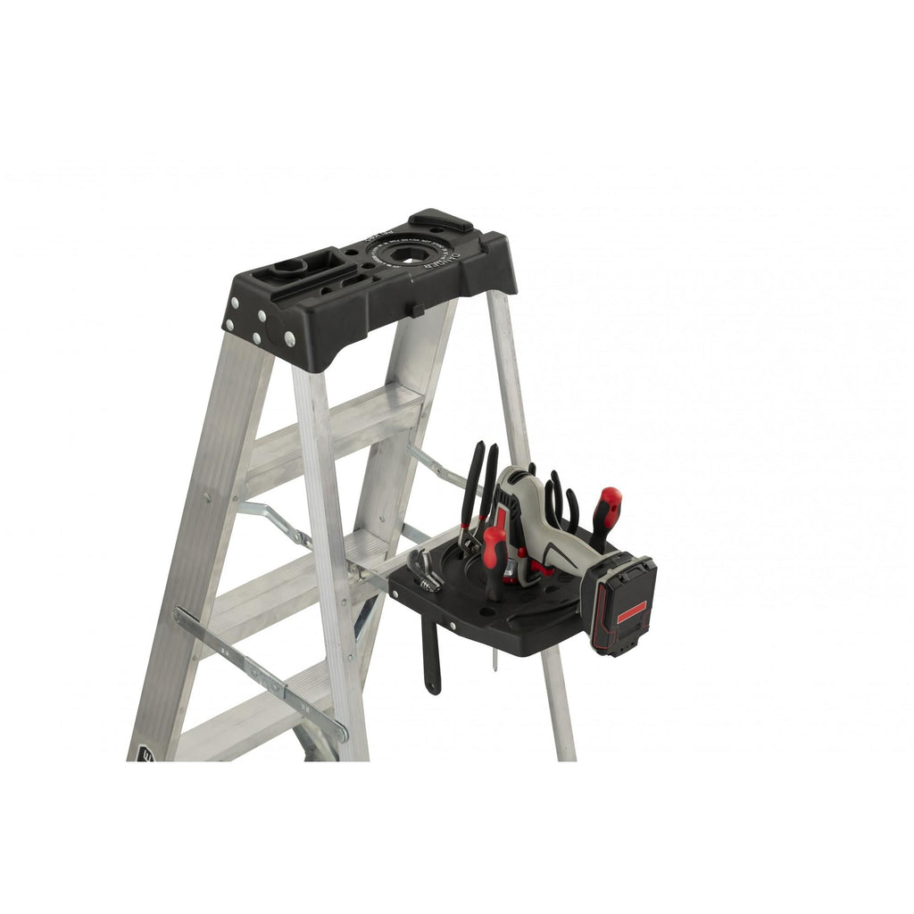 Louisville Ladder 6' Aluminum Step Ladder, 10' Reach, 250 lbs Load Capacity, W-2112-06S