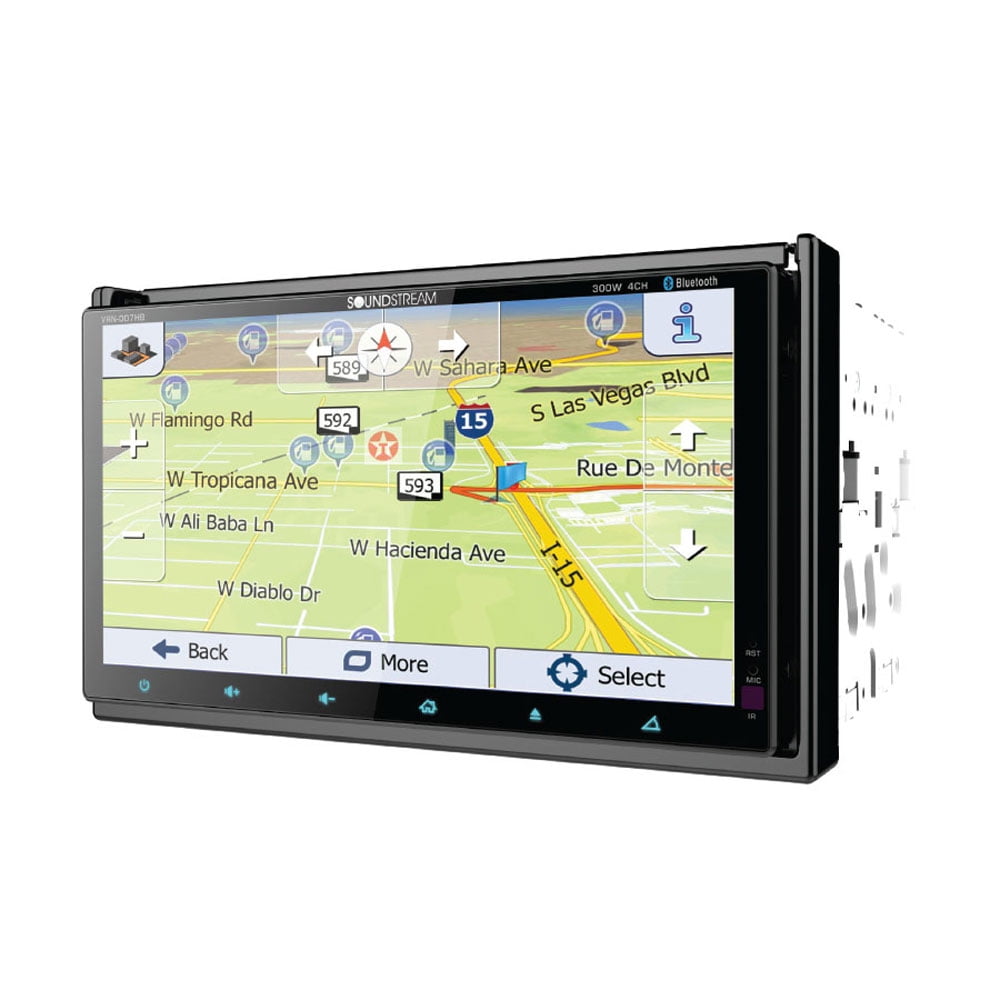 Soundstream VRN-DD7HB DUAL 7" Touch Screens GPS Navigation and Audio System, 2 DIN, Android Phone Link, Bluetooth 4.0