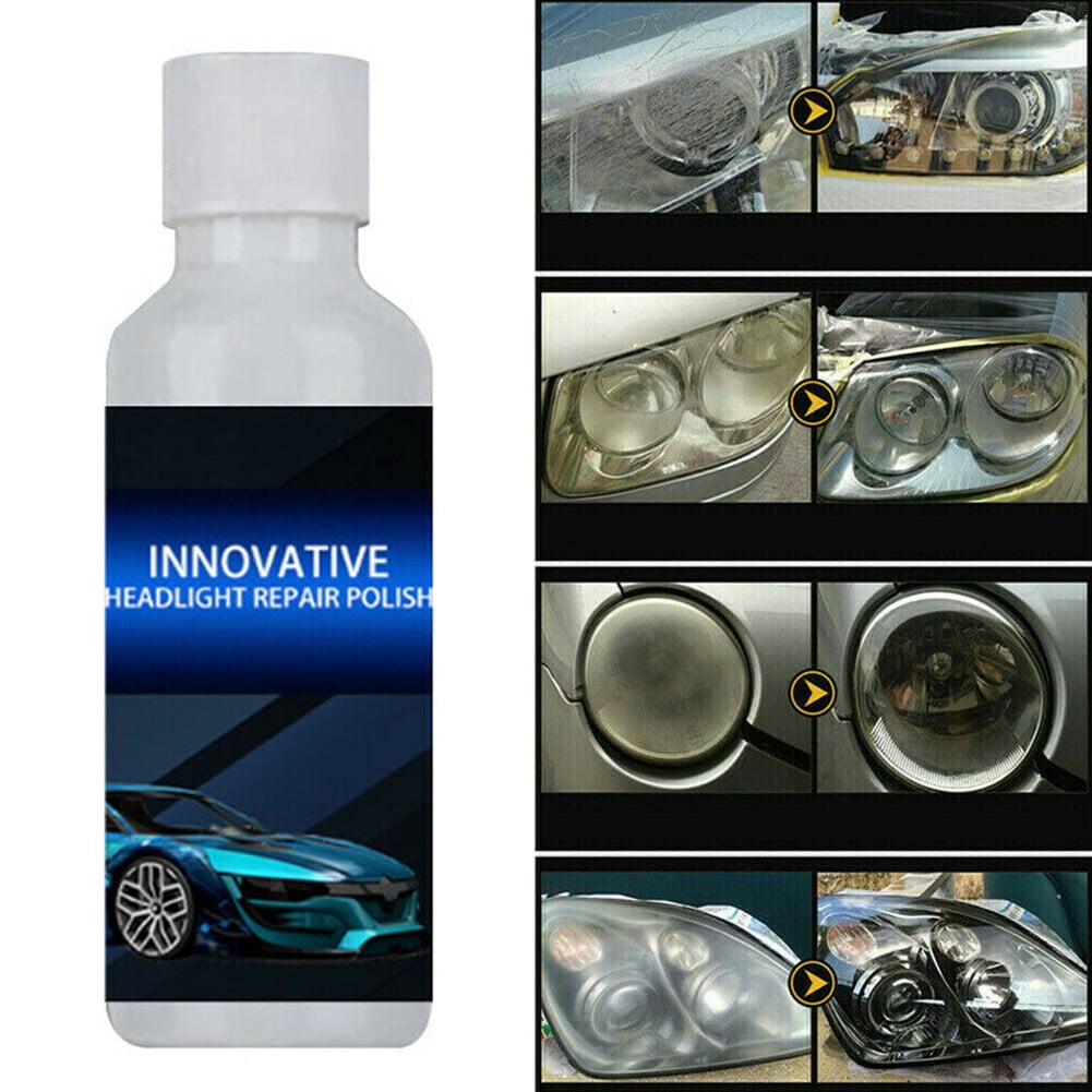 Car Headlight Cover Len Restorer Repair Liquid Polish Cleaner Accessories 20ml