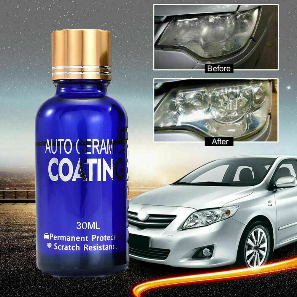 Car Headlight Lens Restoration System Repair Kit Plastic Light Polish Cleaner US