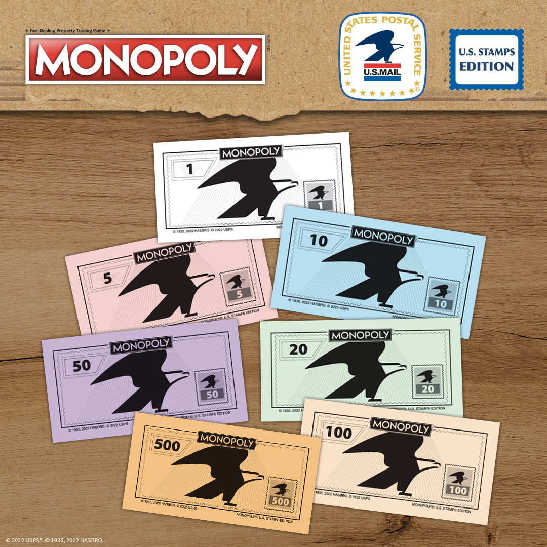 Monopoly U.S. Stamps Edition Board Game