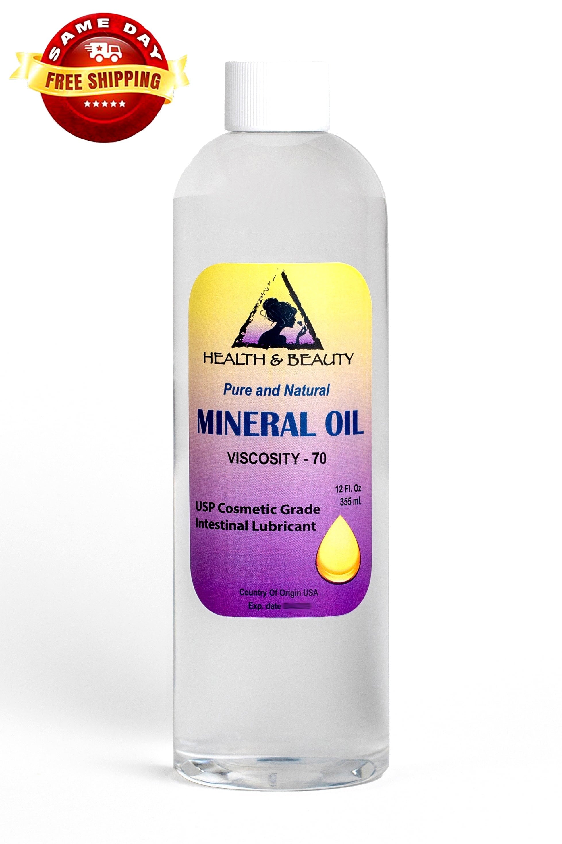 MINERAL OIL 70 VISCOSITY NF HIGH QUALITY USP GRADE LUBRICANT 100% PURE 12 OZ