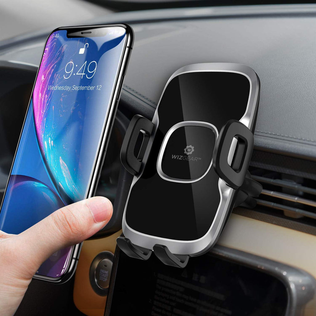 Phone Holder for Car, WizGear Air Vent Swift-Grip Phone Holder for Car, Cell Phone Car Mount Air Vent Holder for Any Smartphone with Twist Lock Base