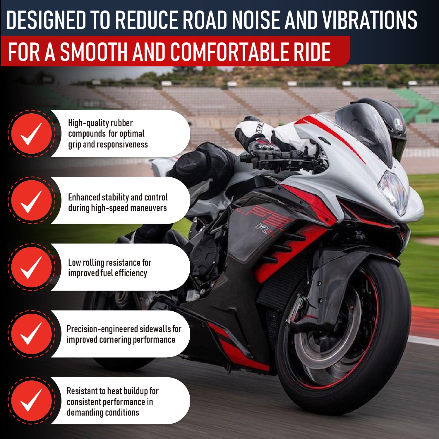160/60-17 MMT® S1-XX Rear Motorcycle Tire 160/60ZR17 69W (DOT 2123)