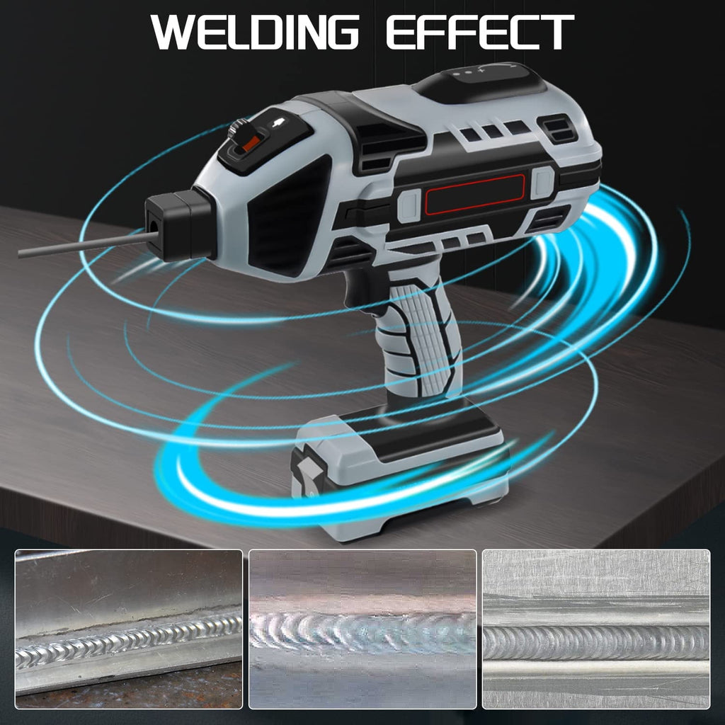 HAMLAT Handheld  Arc Welder Machine Gun,Upgrade Smart Igbt Inverter Technology, 6 Variable Current Adjustment,Electric Welder Machine Kit Fit For 3/32“- 1/8” All Size Rod