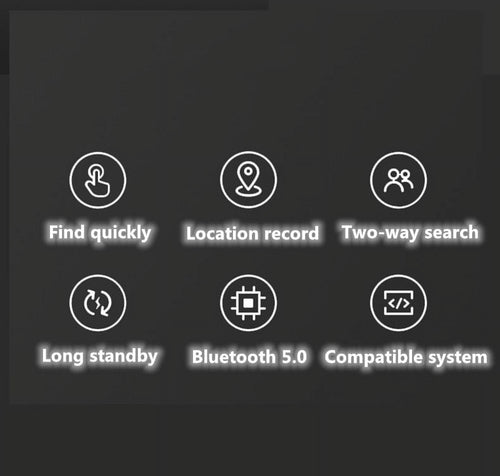Aidai Bluetooth Tracker&Smart Key Finder,Tracking Devices Locators Anti-lost Bluetooth Smart GPS Alarm New With Silicone Sleeve White
