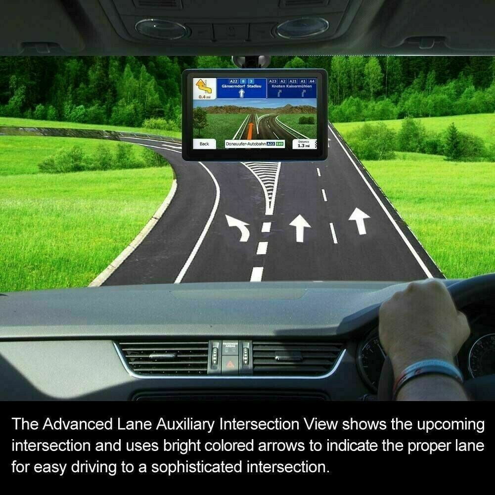 NEW 7" Inch Car & Truck GPS Navigation Navigator Sat Navi 8GB 256MB Canada Mexico US 7075