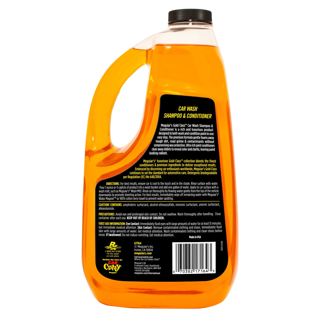 Meguiar's G7164 Gold Class Car Wash Shampoo & Conditioner - 64 oz.