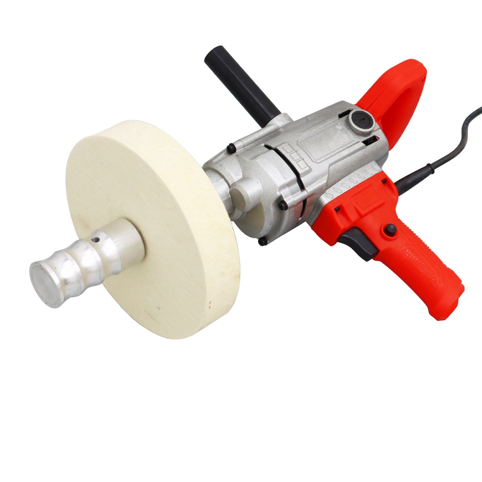 PreAsion Glass Scratch Removal Machine Glass Wool Felt Polisher Buffing Wheel for Glass Remove Scratches 220V