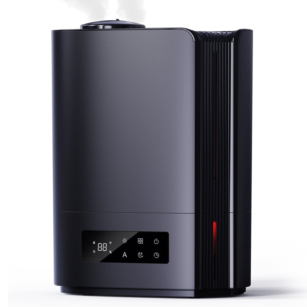 KLOUDIC Top-Fill 6L Cool Mist Large Humidifier for Home Air Vaporizer with Humidistat and Timer