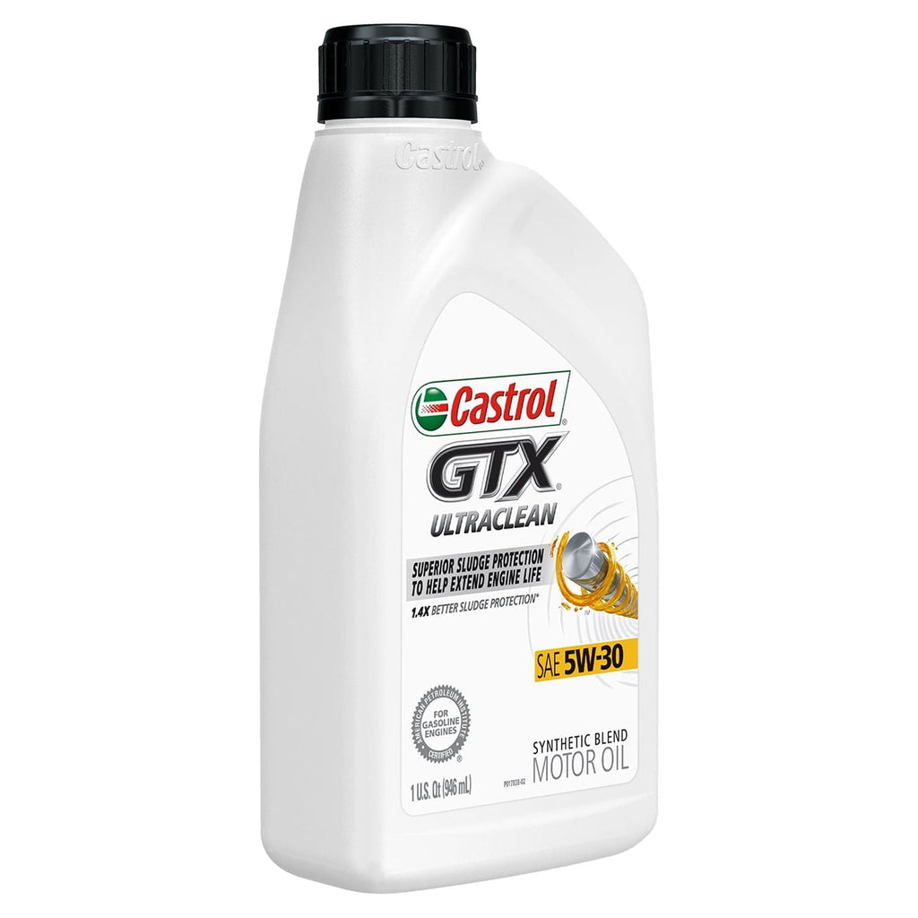 Castrol GTX Ultraclean 5W-30 Synthetic Blend Motor Oil, 1 Quart