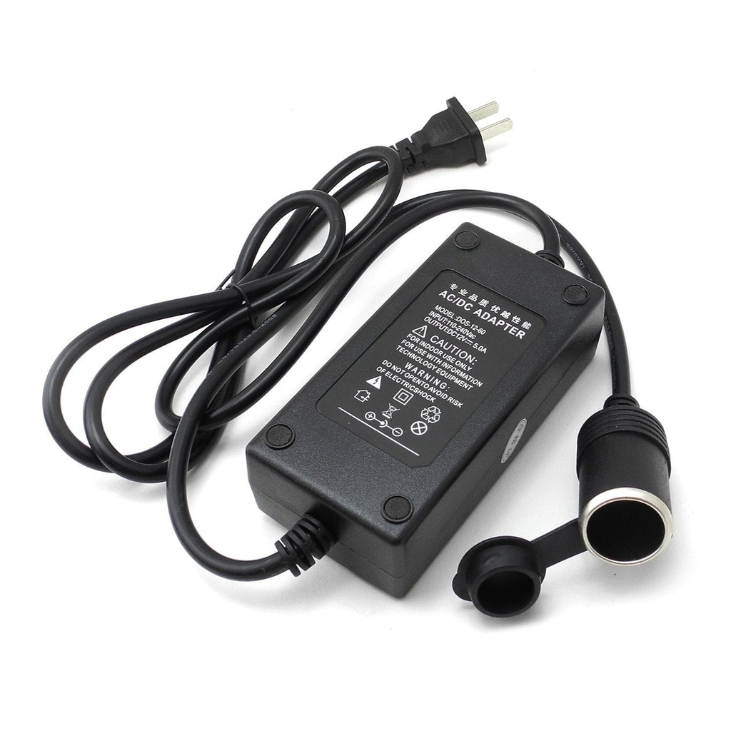 60W Car Inverter Cigarette Lighter Adapter Converter Power 110-240V To DC 12V 5A