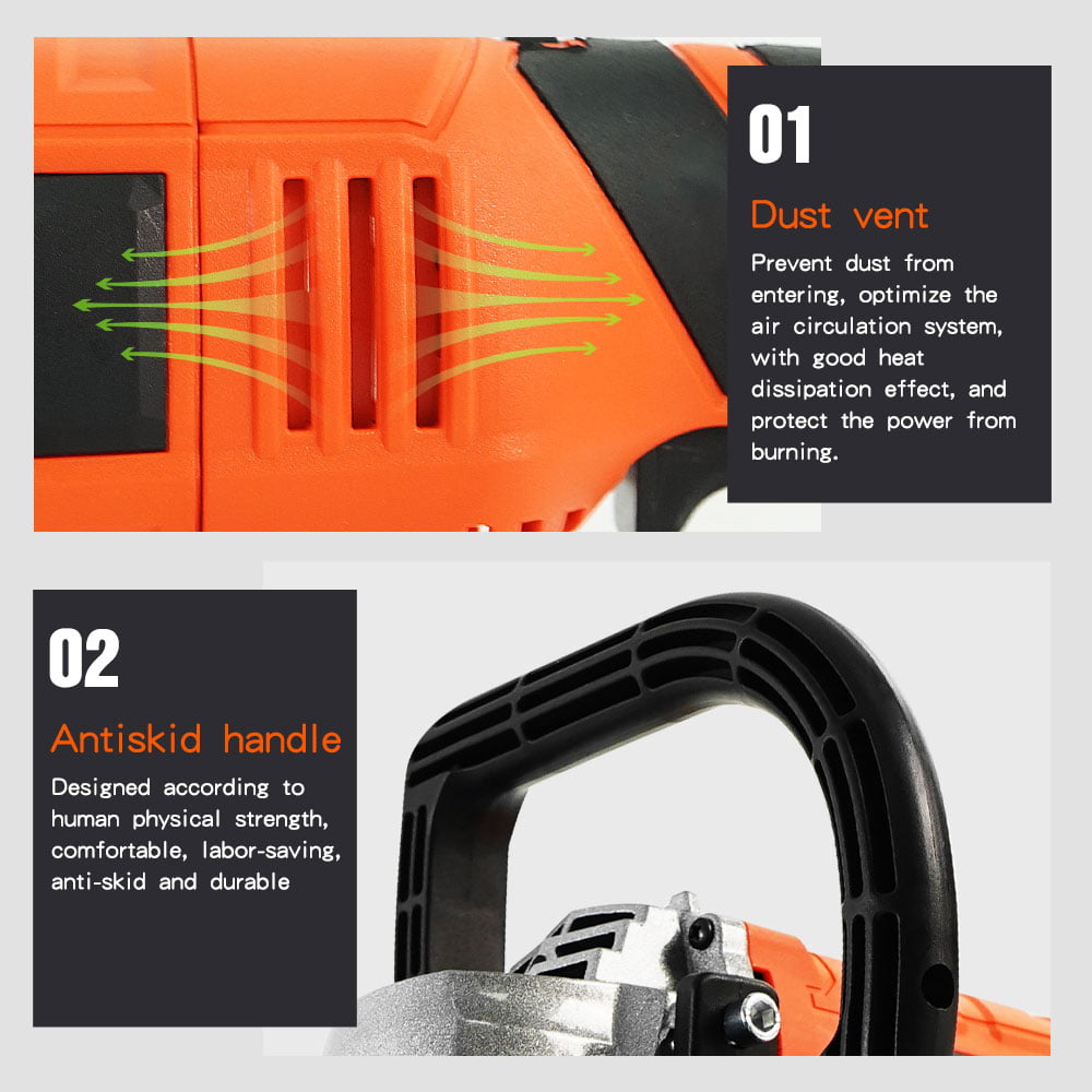 Buffer Polisher for Car Detailing, 1580W Variable Speed Car Polisher,7-Inch, Dual Action Random Orbital, Detachable Handle Car Waxing Cleaning Kit Perfect for Car/Boat/Home Appliance