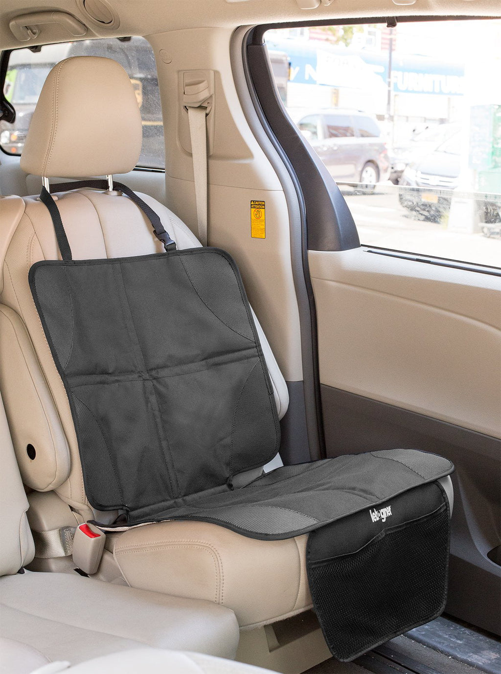 Lebogner Car Seat Protector, Luxury Mat Cover Protector To Keep Nice And Clean Under Your Baby’s Infant Car Booster Seat, Or From Your Pets, Protects Your Auto Leather And Upholstery Seats From Damage