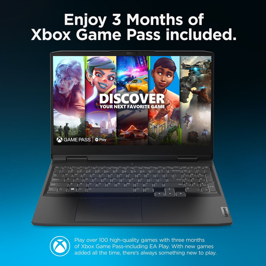 Lenovo Ideapad Gaming 3 15.6" FHD 120Hz Gaming Laptop AMD Ryzen 5 7535HS 8GB RAM 512GB SSD NVIDIA GeForce RTX 2050 4GB