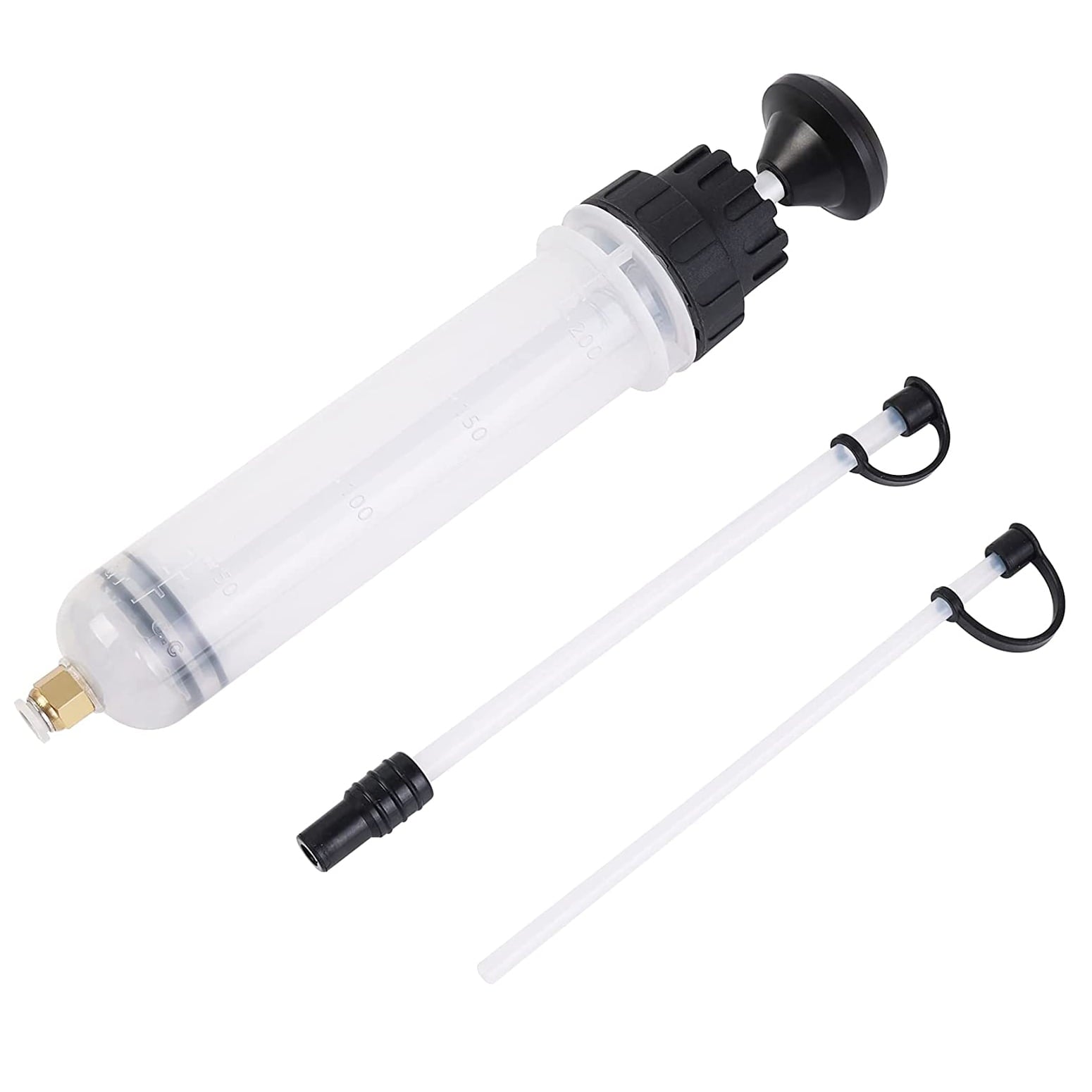 Hand Oil Change Syringe Brake Fluid Extractor Pump Automotive Oil Syringe 200cc
