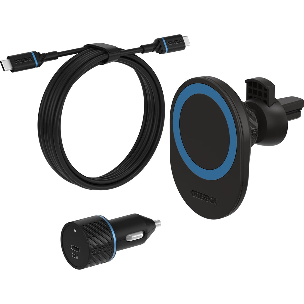 OtterBox Strive Series Wireless Charger Car Vent Mount for MagSafe - Black