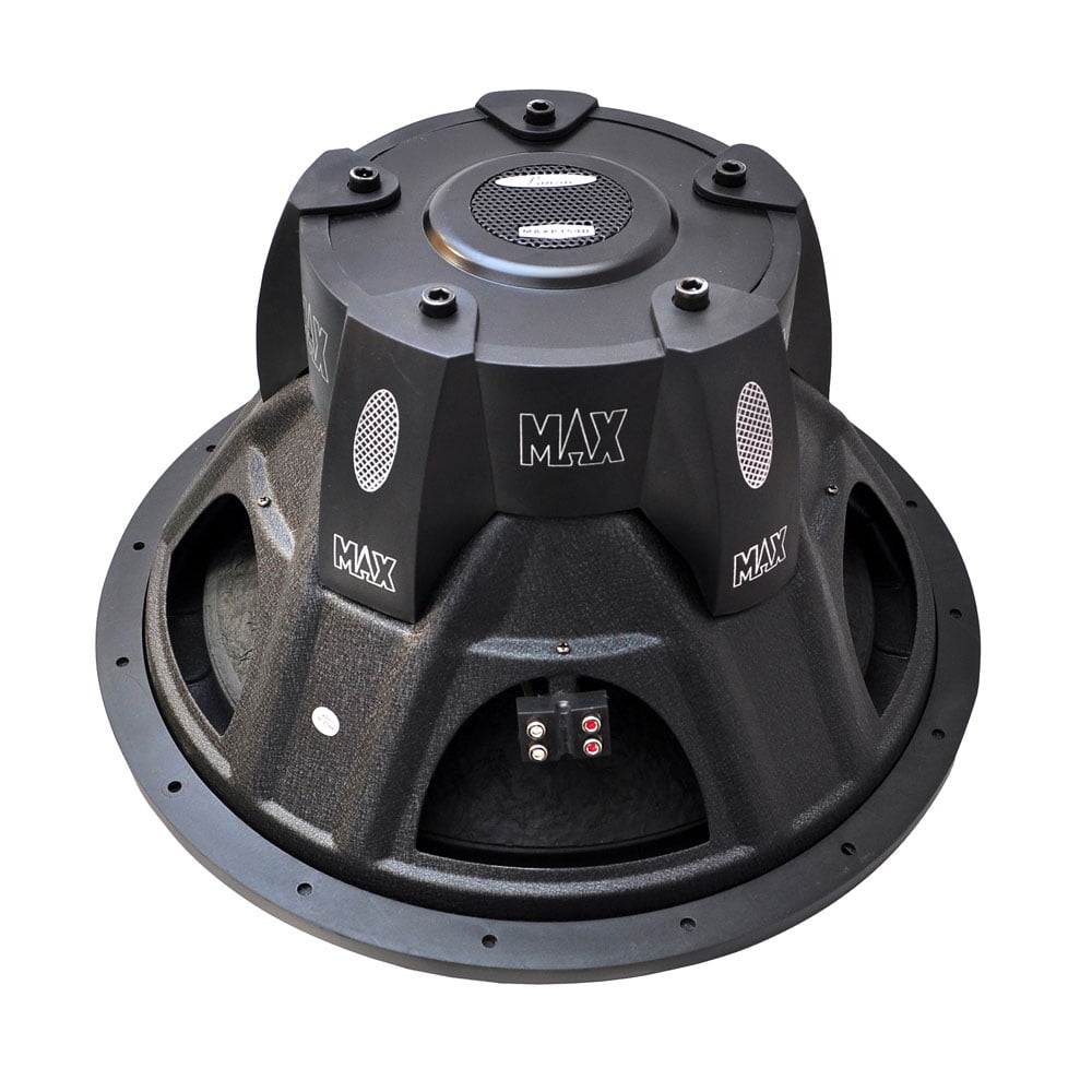 Lanzar MAXP124D Max Pro 15 Inch 2000W Dual 4 Ohm Car Subwoofer Audio System