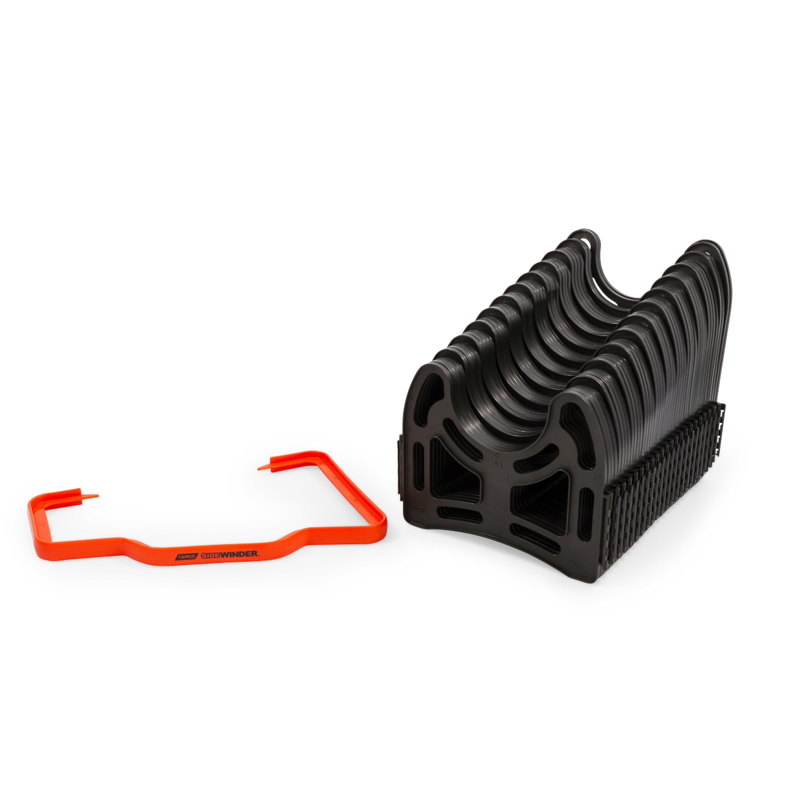 Camco Sidewinder Camper/RV Sewer Hose Support | Plastic, Multicolor, 20-Foot (43051)