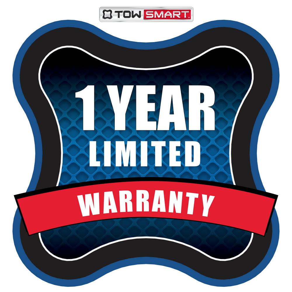 TowSmart Trailer Hitch Ball, Class I, 1-7/8in Ball, 1in x 2in Shank, 2000lb, 712, Chrome, 1 Each
