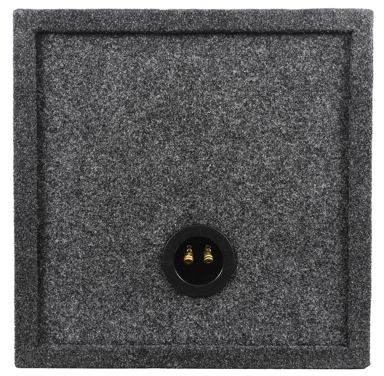(2) Power Acoustik CBW-124 12" 1500 Watt Car Subwoofers+Sealed Sub Box Enclosure