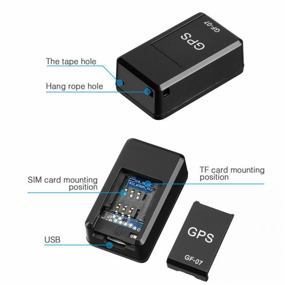 Mini Gps Magnetic Tracker Car Gps Navigator Portable Real Time Tracking Locator Anti-Theft Device Voice Record Anti-Lost For Seniors, Kids, Vehicle, Bicycles, Tracking