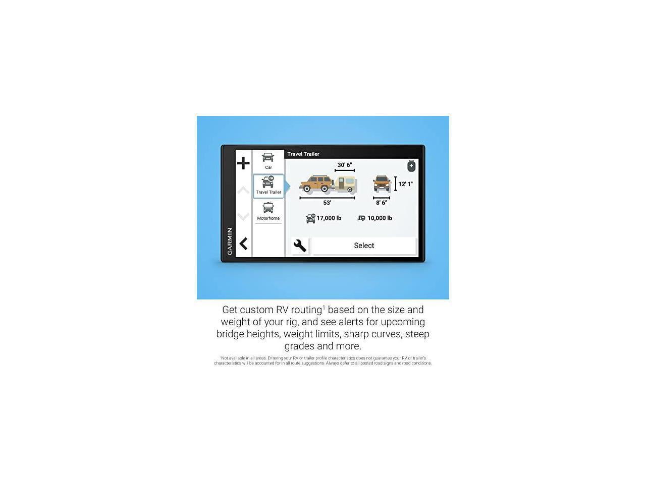 Garmin RV 795, Large, Easy-to-Read 7 GPS RV Navigator