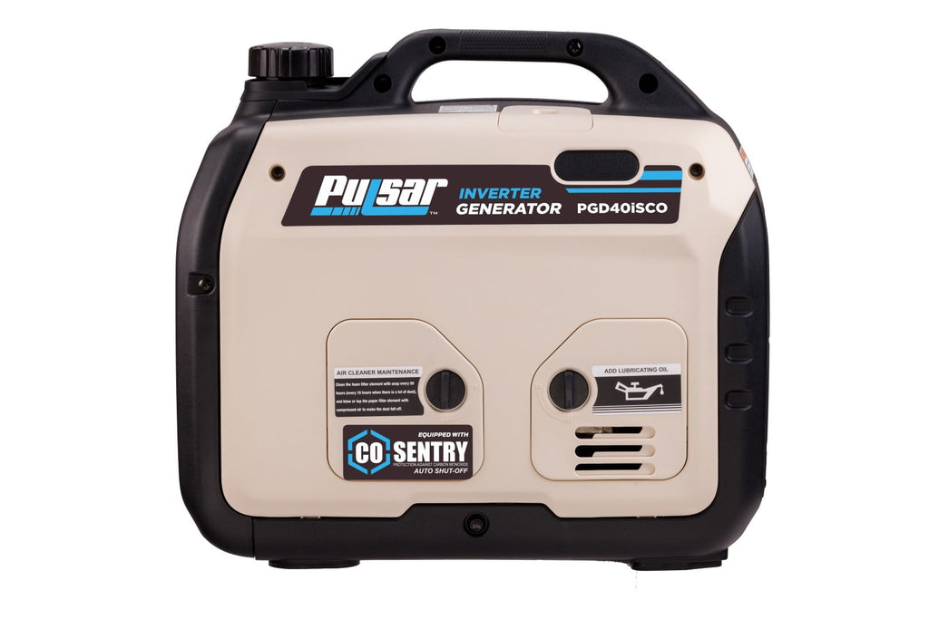 Pulsar 4000-Watt Super Quiet Gas Powered Inverter Generator with CO Sentry
