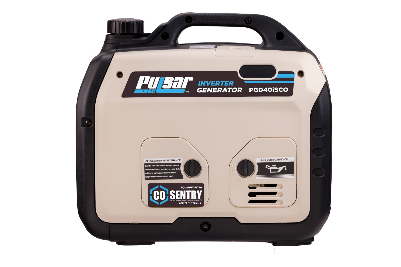 Pulsar 4000-Watt Super Quiet Gas Powered Inverter Generator with CO Sentry